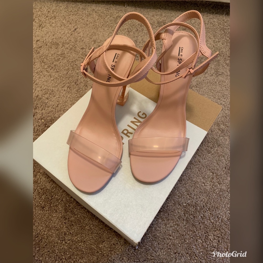 Call It Spring! Open Toe Ankle Strap Shoes